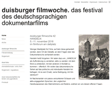 Tablet Screenshot of duisburger-filmwoche.de